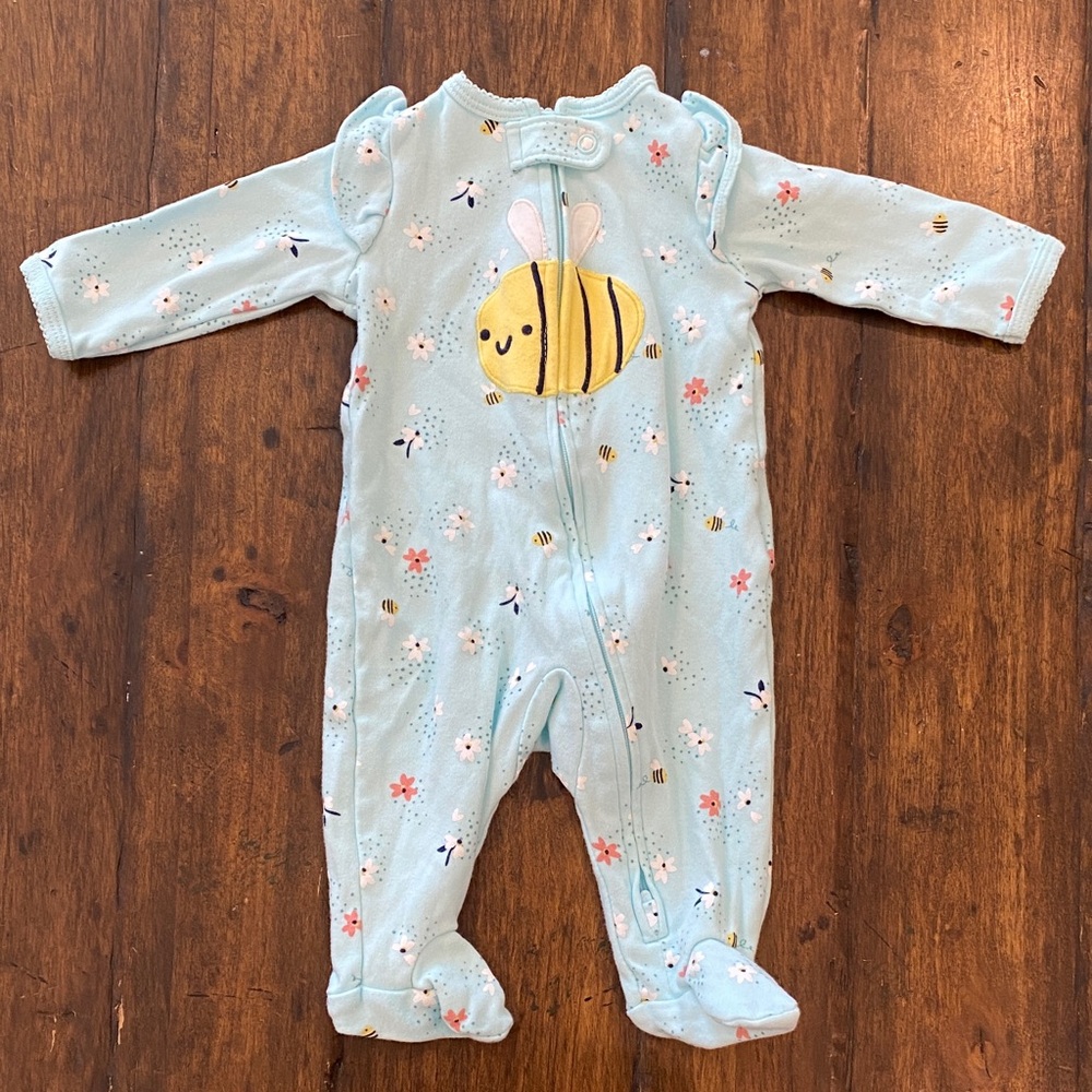 🐝 Bumble Bee and Floral Footie 🐝